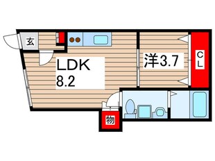 カーサUKの物件間取画像